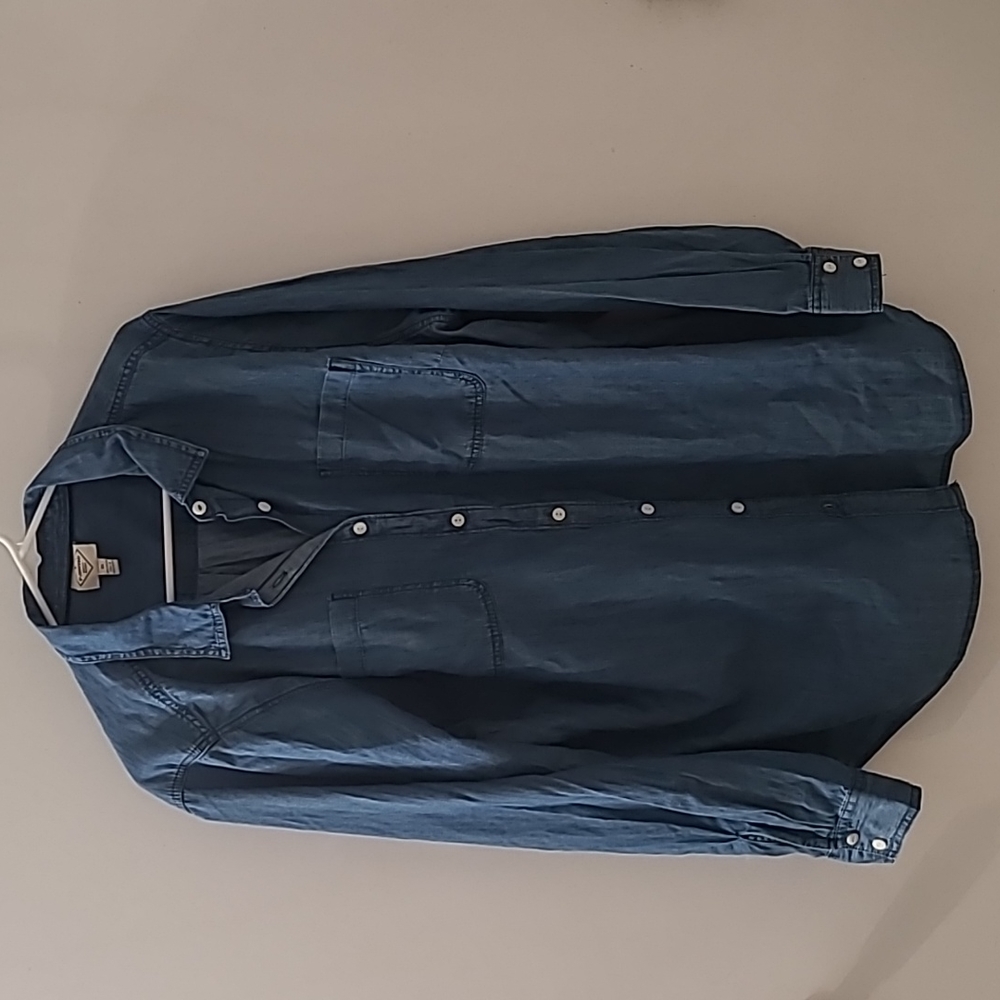 Denim button up shirt